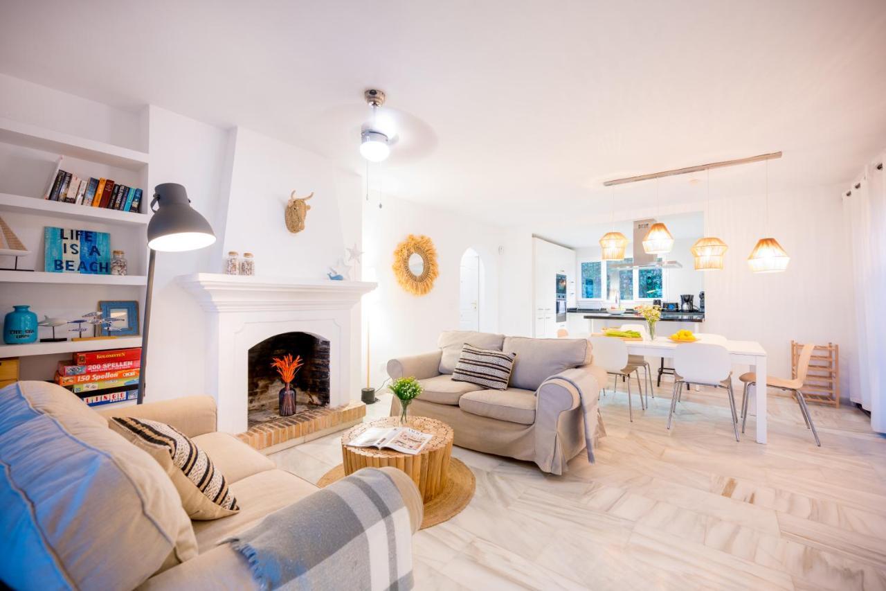 Typical Beach House Las Chapas Playa With Heated Pool Marbella Exterior foto