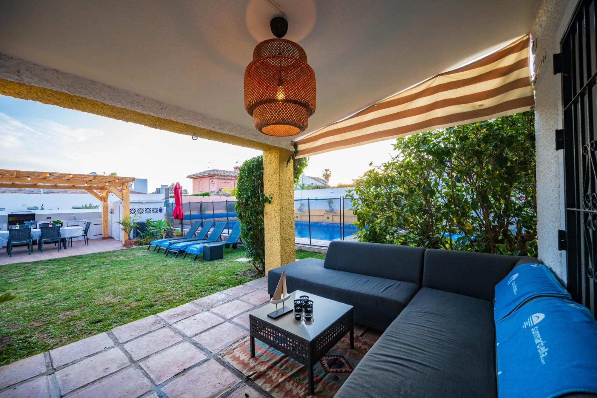 Typical Beach House Las Chapas Playa With Heated Pool Marbella Exterior foto